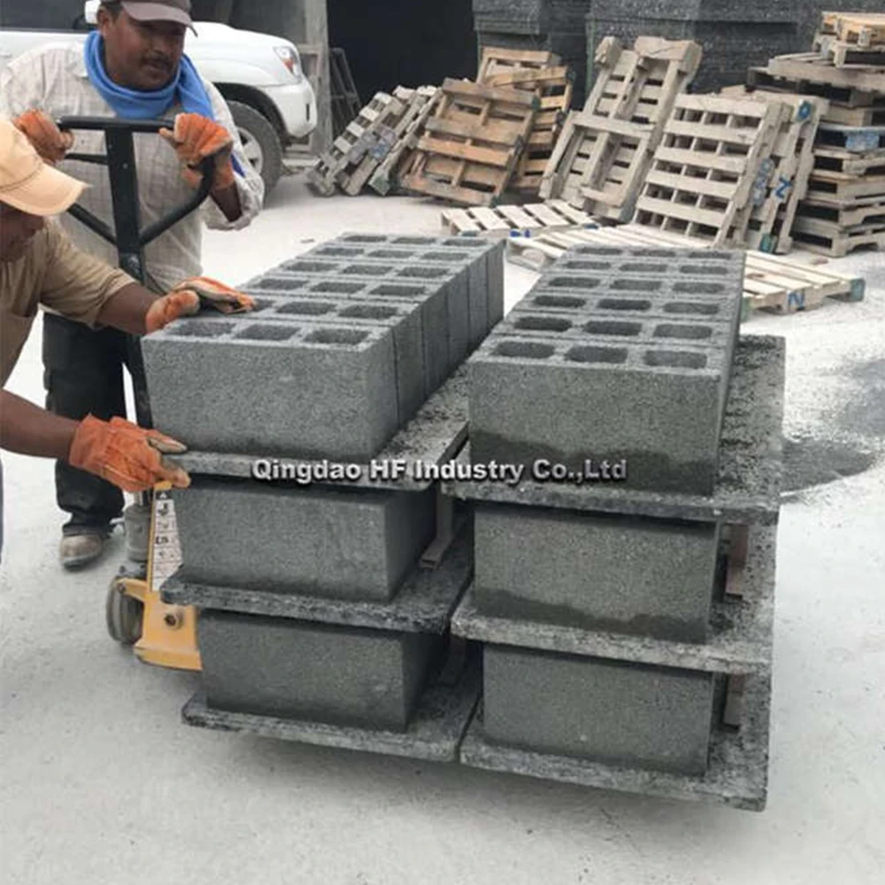 Double faced customizable  concrete block GMT pallet for conveying bricks