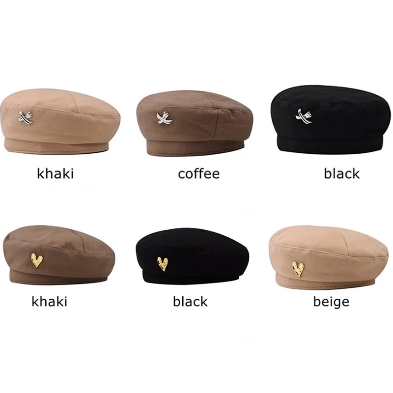 High Quality Women Hats Fashion 2022 Autumn Wool Felt Beret Hat For Women