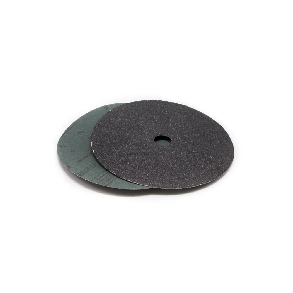 black resin silicon carbide Fiber Disc brushed abrasive disc Fiber Disc