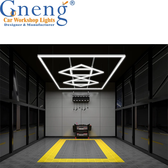 Супер яркая Автомобильная мастерская освещение для супермаркета Парикмахерская квадратной формы Автомойка Косметическая лампа
