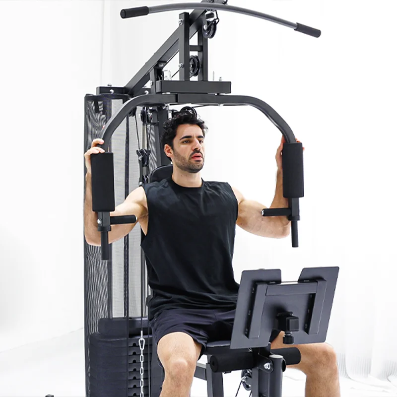 Single Station Integrated Trainer Home Commercial Exercise Fitness Strength Combination Equipment Multi Functional Station