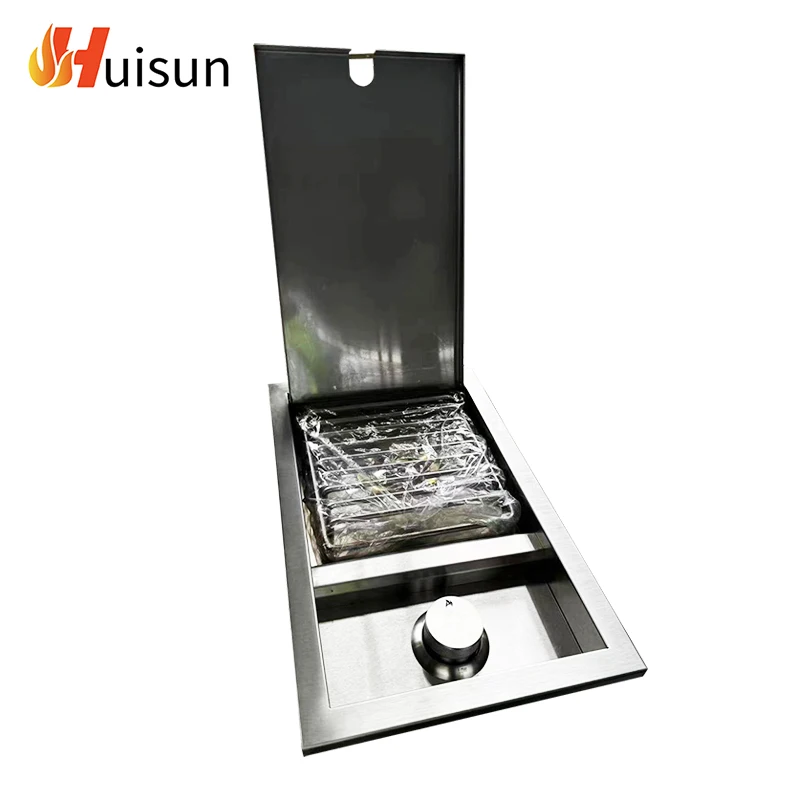 Professional Manufacturers Built In Grill Cabinet Grill Side Mini Single Gas Stove Round Burner