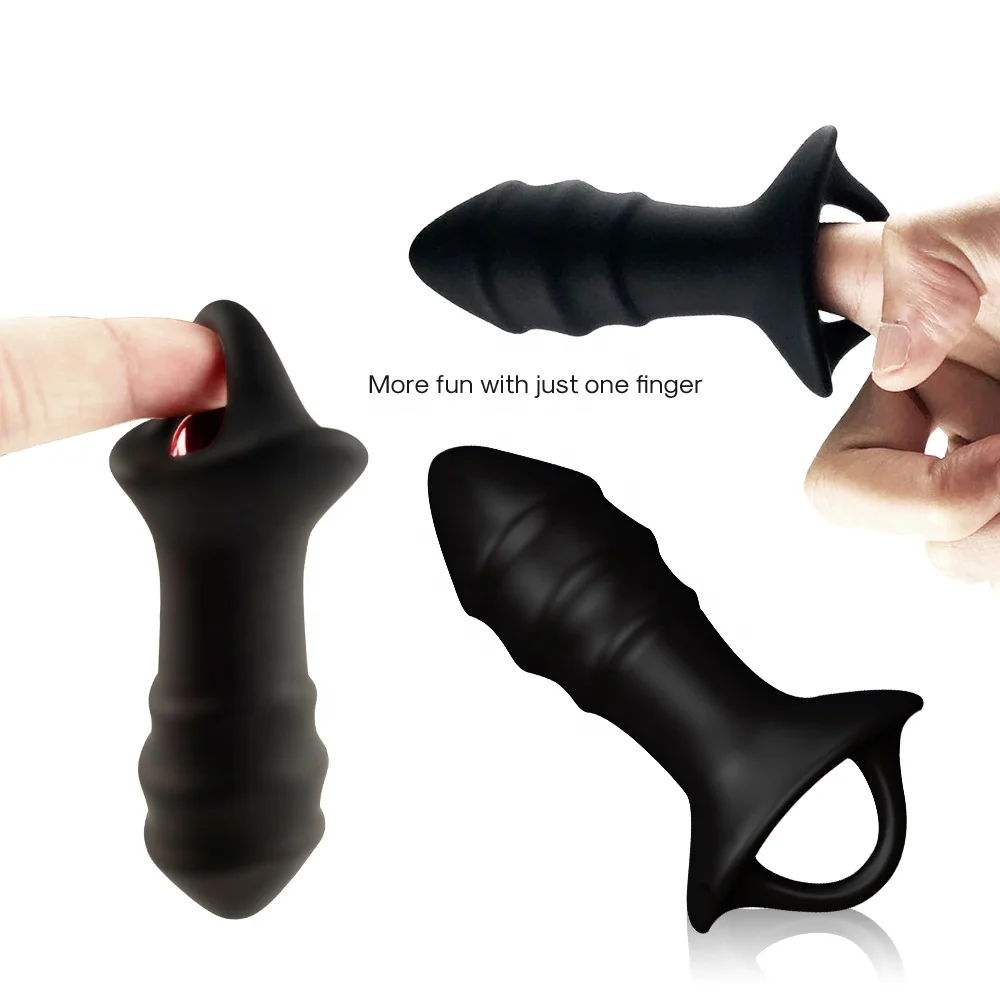 Soft Medical Grade Silicone Anal Trainer Sex Toys Vibrator Male butt Plug anal