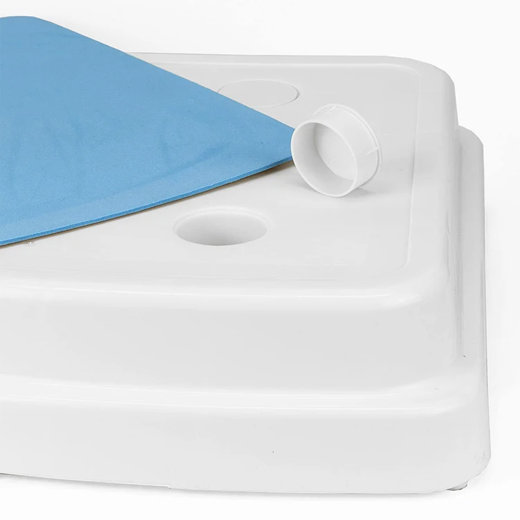 PP Bath Safety Step Slip Elevated Bathroom Safety Aid Resistant Shower Stepping Stool for Handicap Elderly Seniors Entering