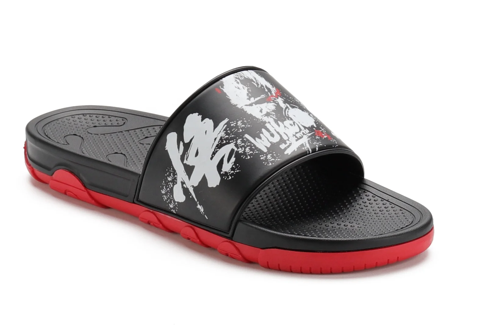 Henghao Eco-Friendly Custom Slide Sandals Game Inspired Slipper Unique Super Soft Custom Slide Original Leather Slippers For Man