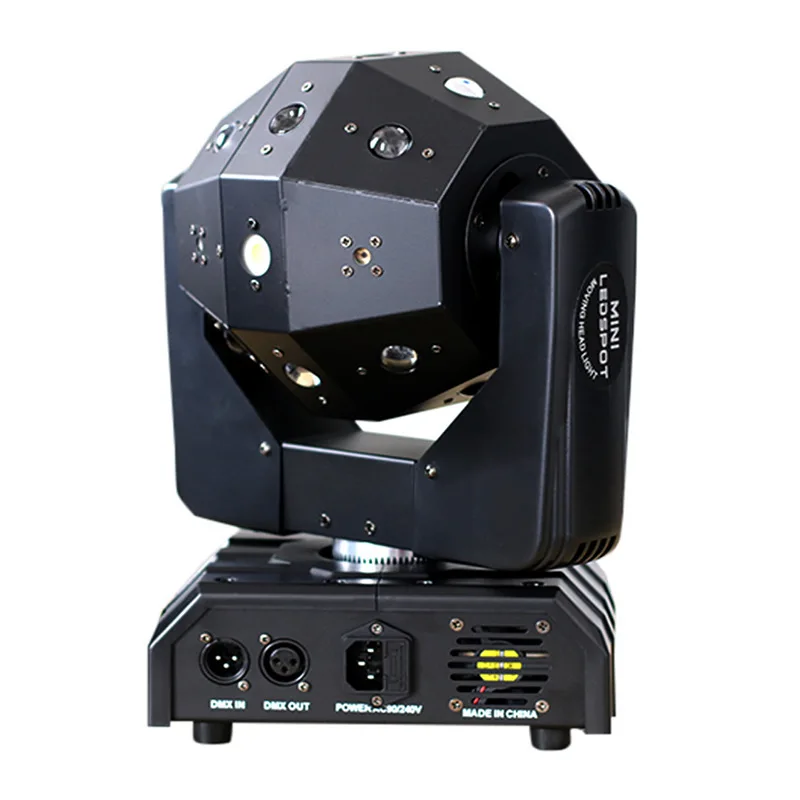 Disco Stage Effect DMX Controled LED Spotlight KTV Clubs LCD Display Rotating Stage Light Audio Video LED Laser Fog Light YS-05