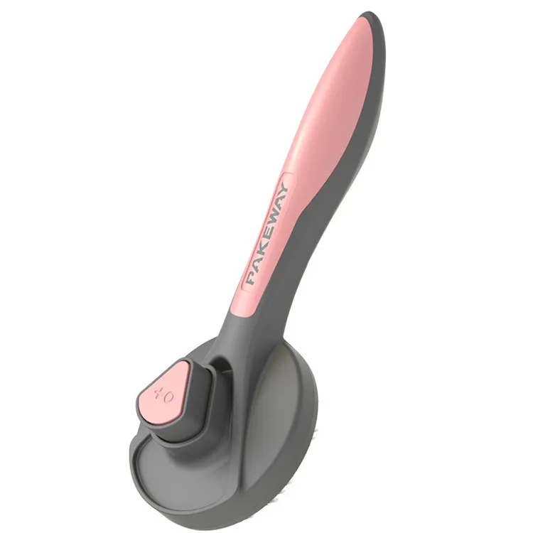 Wholesale Stainless Steel Pet Dog Cat Hair Curry Brush Dog Hair Dryer Comb Brush  one-key self-cleaning Brush