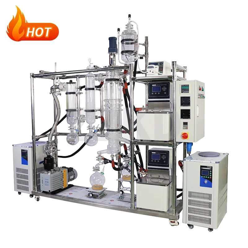 Essential Oil Distillation Equipment Wiped Film Molecular Distillation Thin Film Evaporator