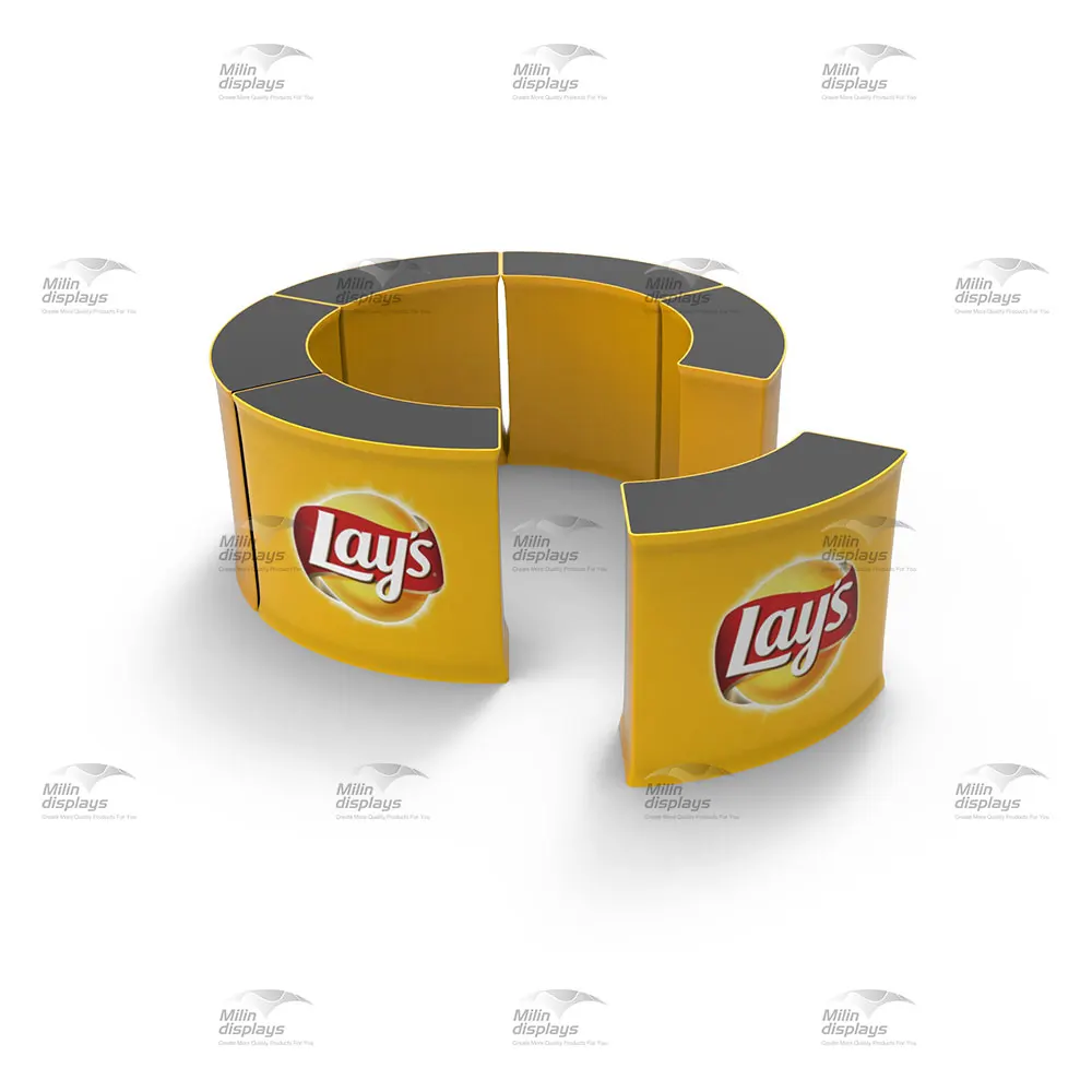 360 год выставочные столы круглой формы с индивидуальным