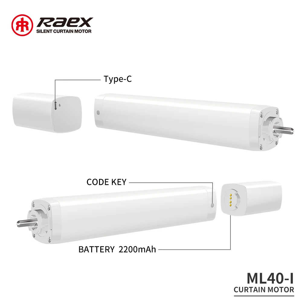Аккумулятор шторный drapery мотор для Raex MP43L