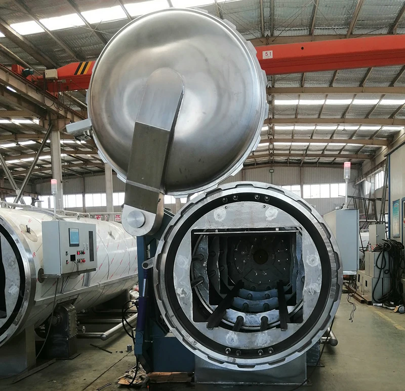 sterilization autoclave machine for juice in pet plastic bottles rotary retort