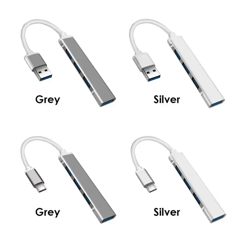 4 порта USB концентратор 5 Гбит/с док-станция преобразователь в 1 3 0 для ноутбуков мобильных жестких дисков