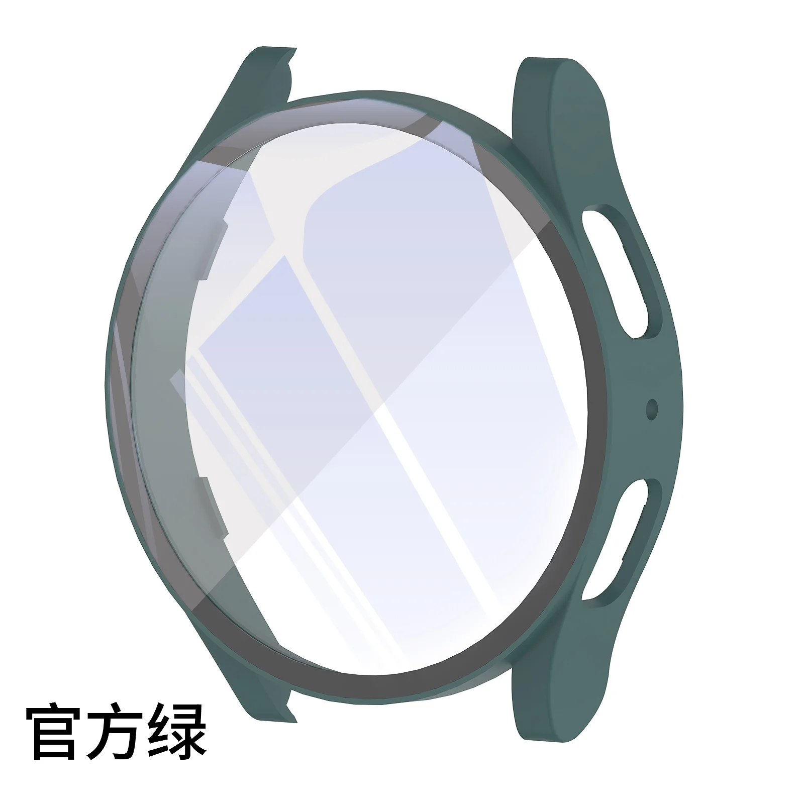 PC Case Glass for Samsung Galaxy Watch 6 40mm 44mm Screen Full Cover On Watch 6 7 Film Hard Frame Cases