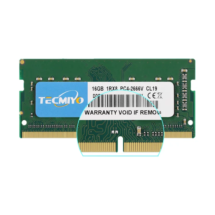 TECMIYO DDR4 16GB Laptop RAM 2666MHz SODIMM PC4 Non ECC Unbuffered
