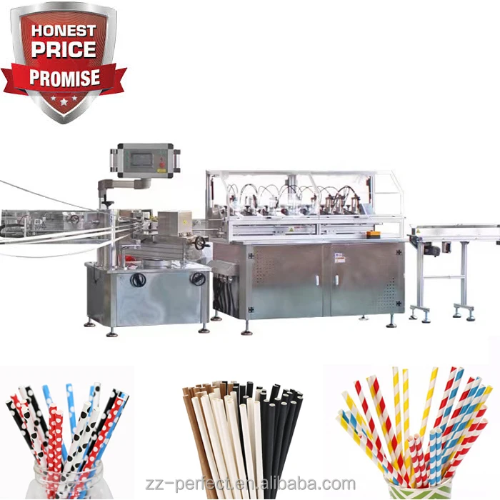 Drinking straws biodegradable paper straws making machine for sale supplier