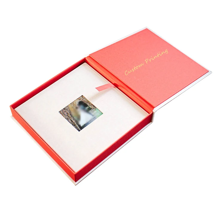 Factory customized wholesale wedding photography prssentation photo alum box