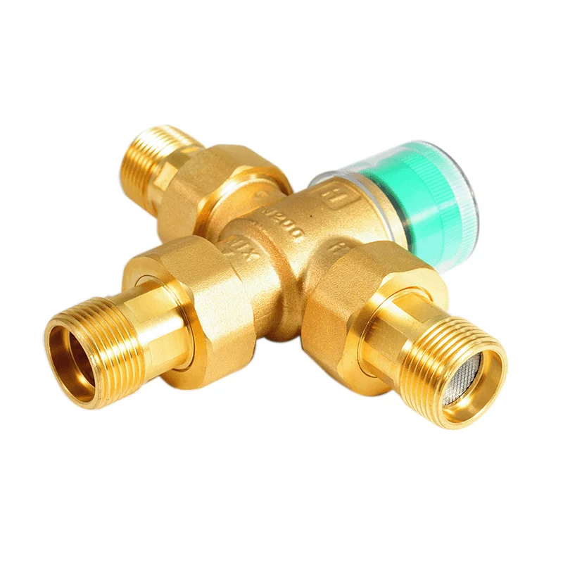 TempMaster Brass Balanced Thermostatic Mixing Valve DN15 for Reliable Temperature Stability