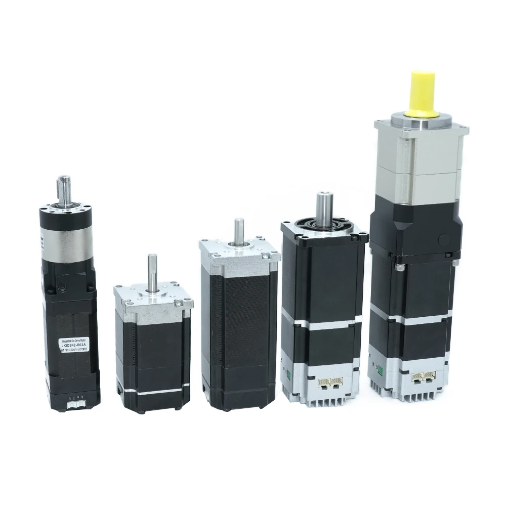 JKIDS80-P01A 42v / 72v Brushless 3000rpm 750w Canopen RS485 Integrated Dc Servo Motor With 17bit Encoder for Textile Machinery