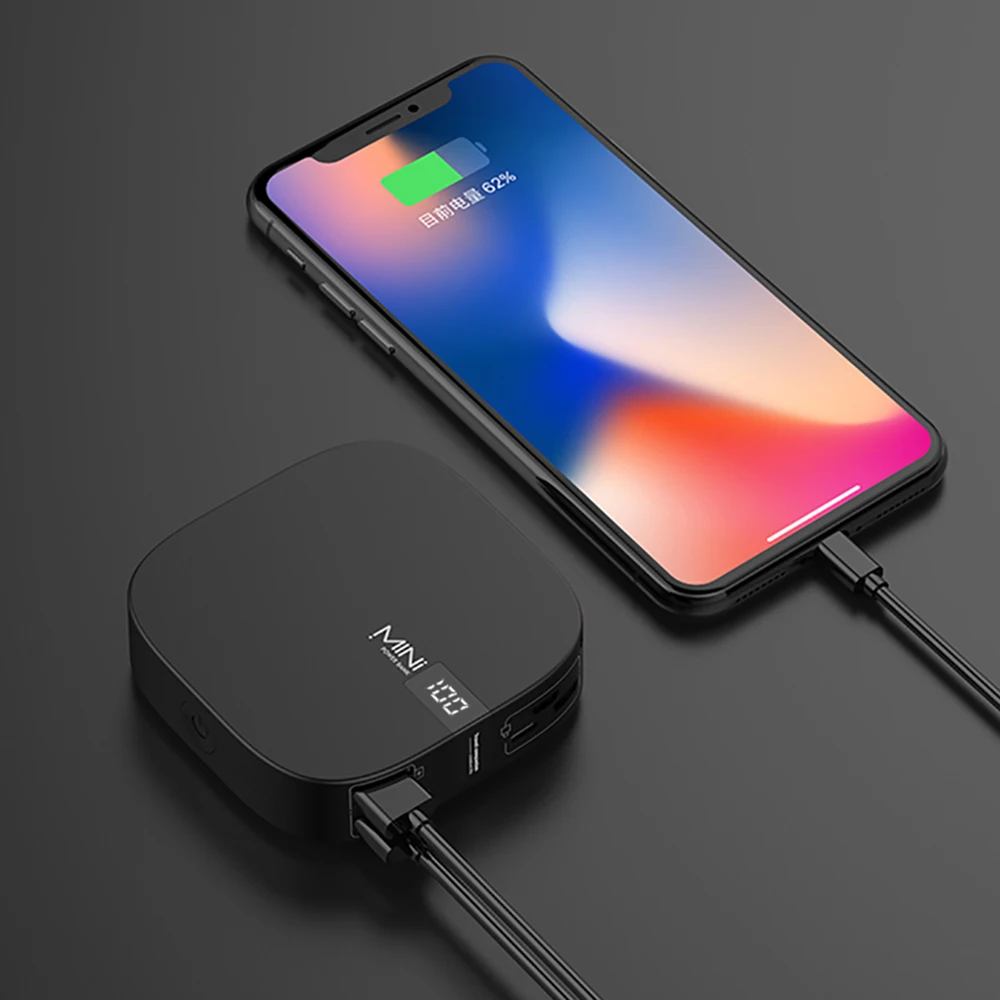 
WELUV 2021 New Promotional Gift Consumer Electronics Travel Slim Power Bank 10000 mAh 