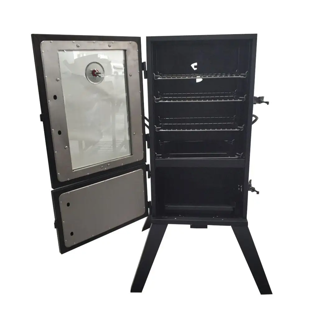 BBQ Grill Vertical Gas Smokers Meat and Fish Smoker for Outdoor Cooking
