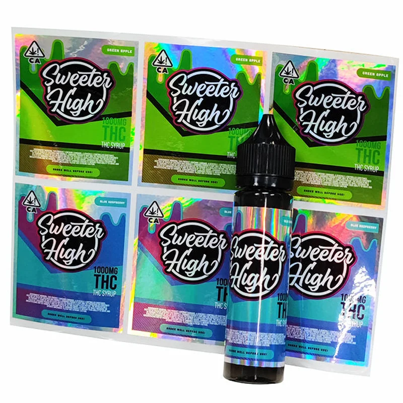 Custom Printing Private Pill Bottle Logo Vitamin Bottle With Labels High Quality Medical Plastic Bottle Label Stickers Roll