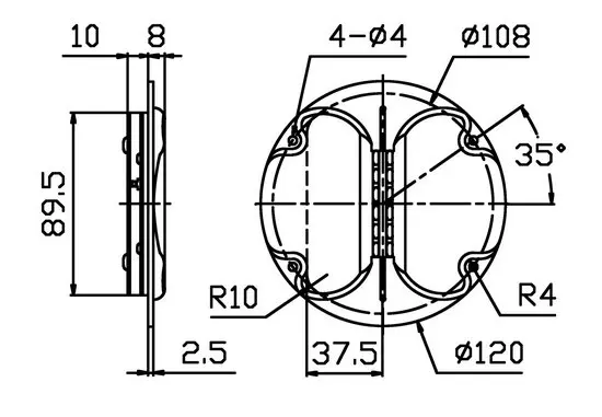 Hi-Fi Super  low price, high quality RT1C-A ribbon tweeter home theater speaker
