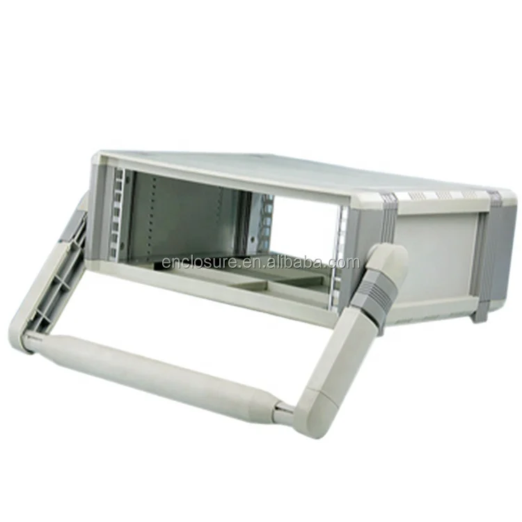 Custom plastic and aluminum desktop enclosure console enclosure instrument case 02B