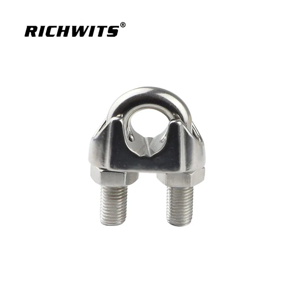 Marine Hardware 304/316 Stainless Steel  US Wire Rope Clamp cables  Clip