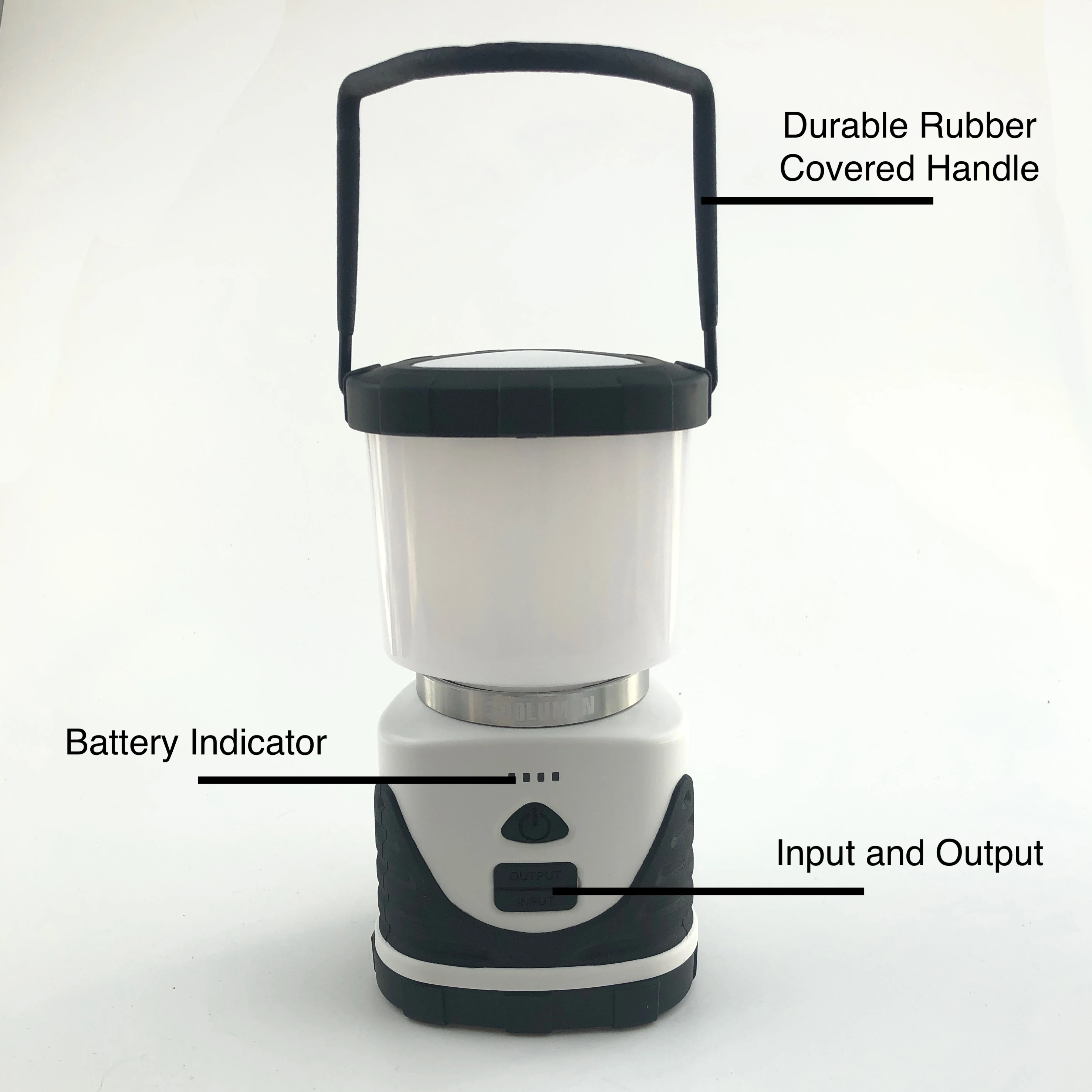 Rechargeable LED Camping Lantern with Durable Hook High Quality Triangle Camp Light with High Low  Amber Modes