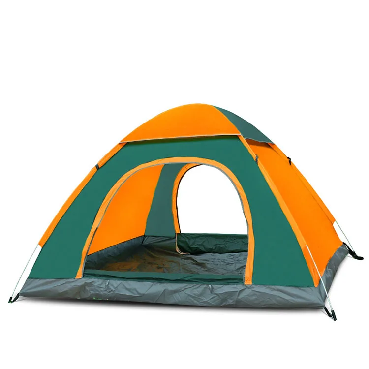 Outdoor Camping Folding Automatic Beach Tent Simple Speed Open 3~4 Persons