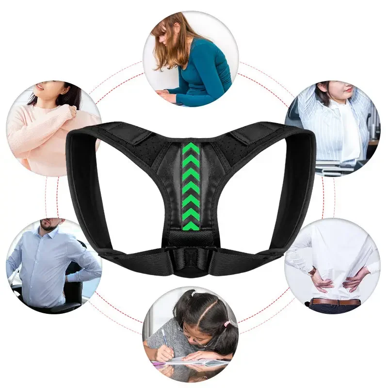 Custom Adjustable Scoliosis Back Support Brace For Men Women Neoprene Belt Posture Corrector