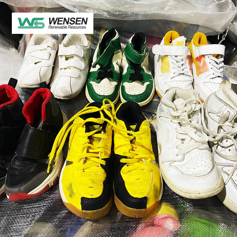 The Cheapest Wholesale Thrift Shop Sepatu Bekas Original Famous Branded Sneaker 2nd Hand Shoes For Children