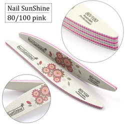 Washable Korea Japanese Quality Professional Custom Private Special 2- sided Emery Board Sanding Nail Files