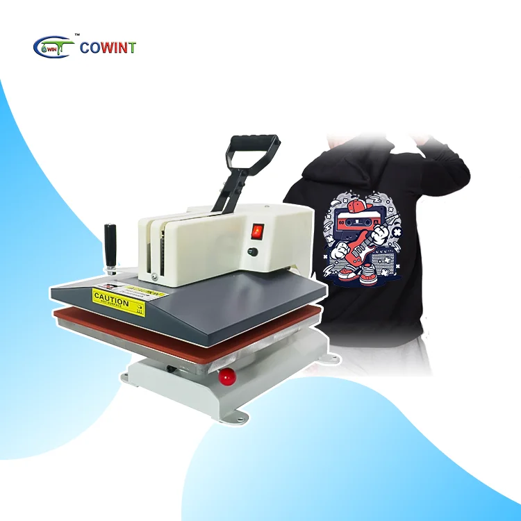 Cowint 2023 automatic 16x24 inch industrial machine sublimation tshirt fabric heat press machine for t shirt