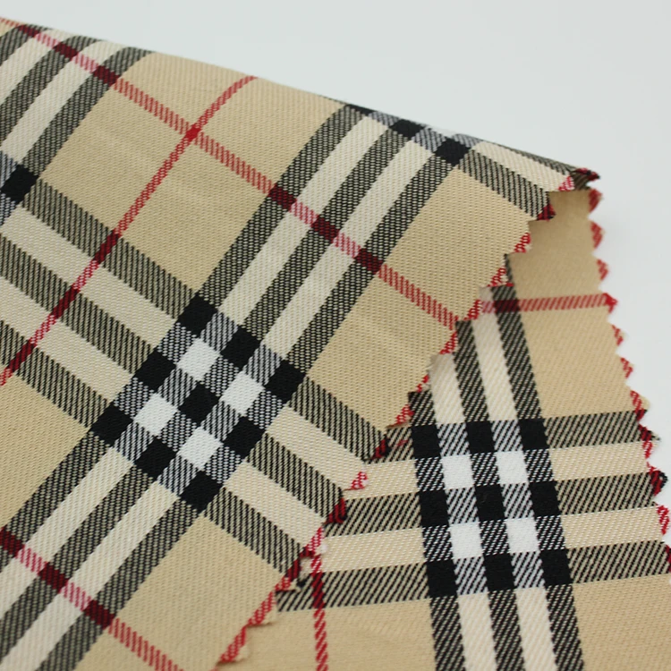 Best price good texture soft touch 100% cotton yarn dyed cotton plaid fabric