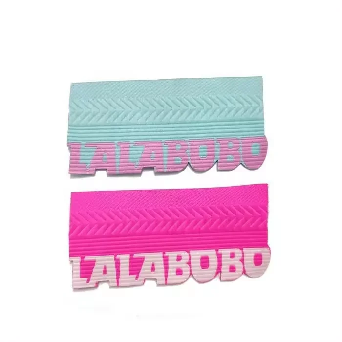 Customized logo Oem Machine Weaving Clothing Tags 50D Damask Woven Label
