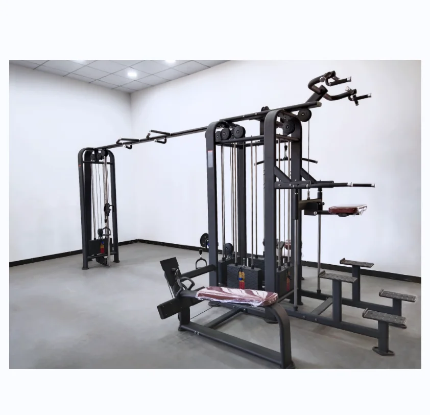 Professional Home Gym Equipment Multi Funtion 5 Station Crossover+Cable Machine Fitness & Bodybuilding