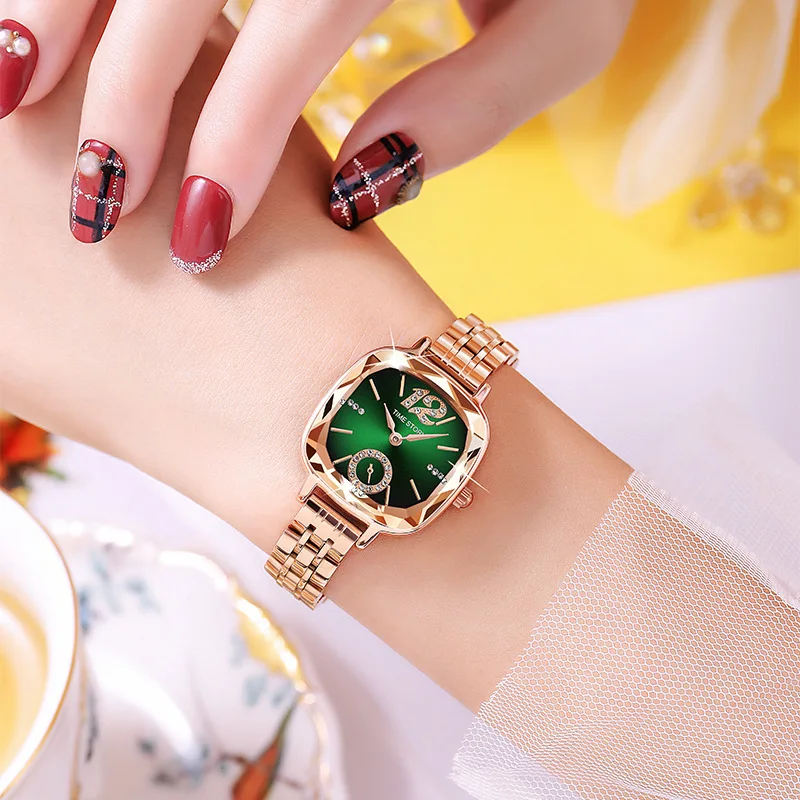Time Story Women Rose Classic Quartz Watch Female Elegant Clock Luxury Gift Watches Ladies Waterproof Wristwatch