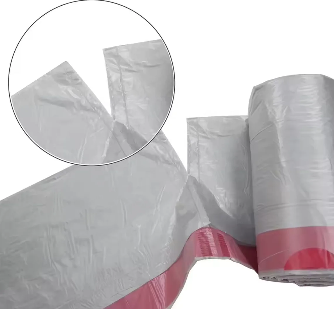 Support Customization 13 Gallon Lavender Lemon Scented Drawstring Interleaved Plastic Trash Bag With Tie Made In Vietnam Factory