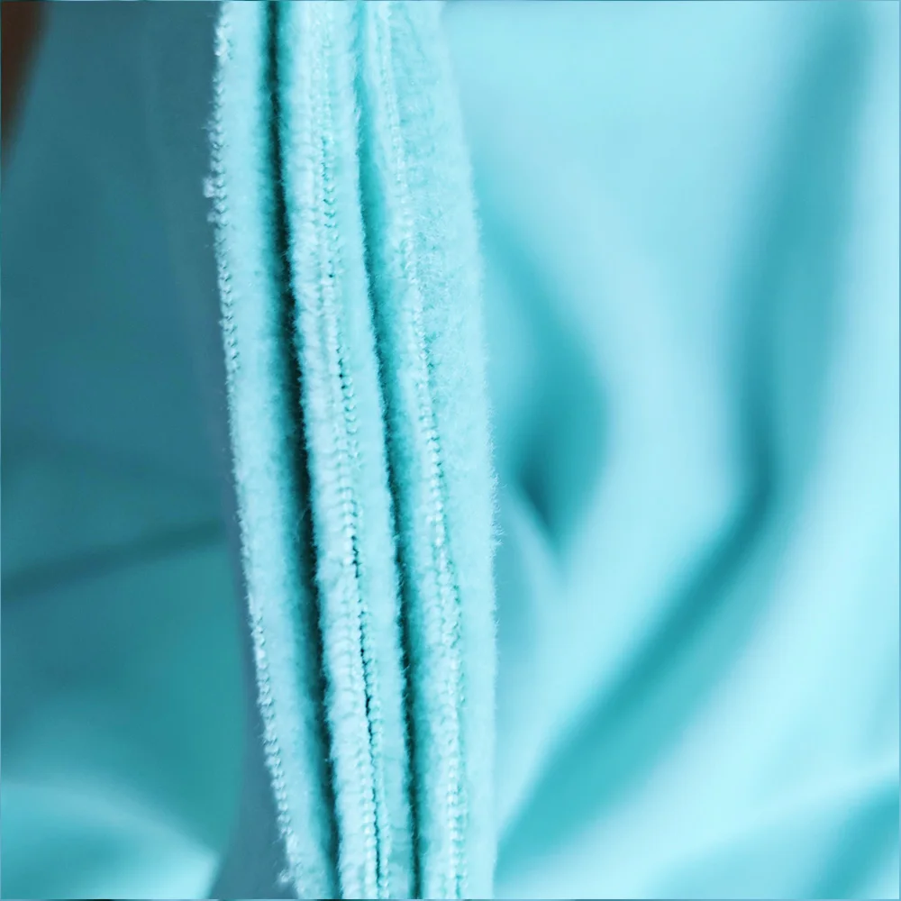 High quality knitted 95% Polyester 5% Spandex comfortable green single side ammonia over