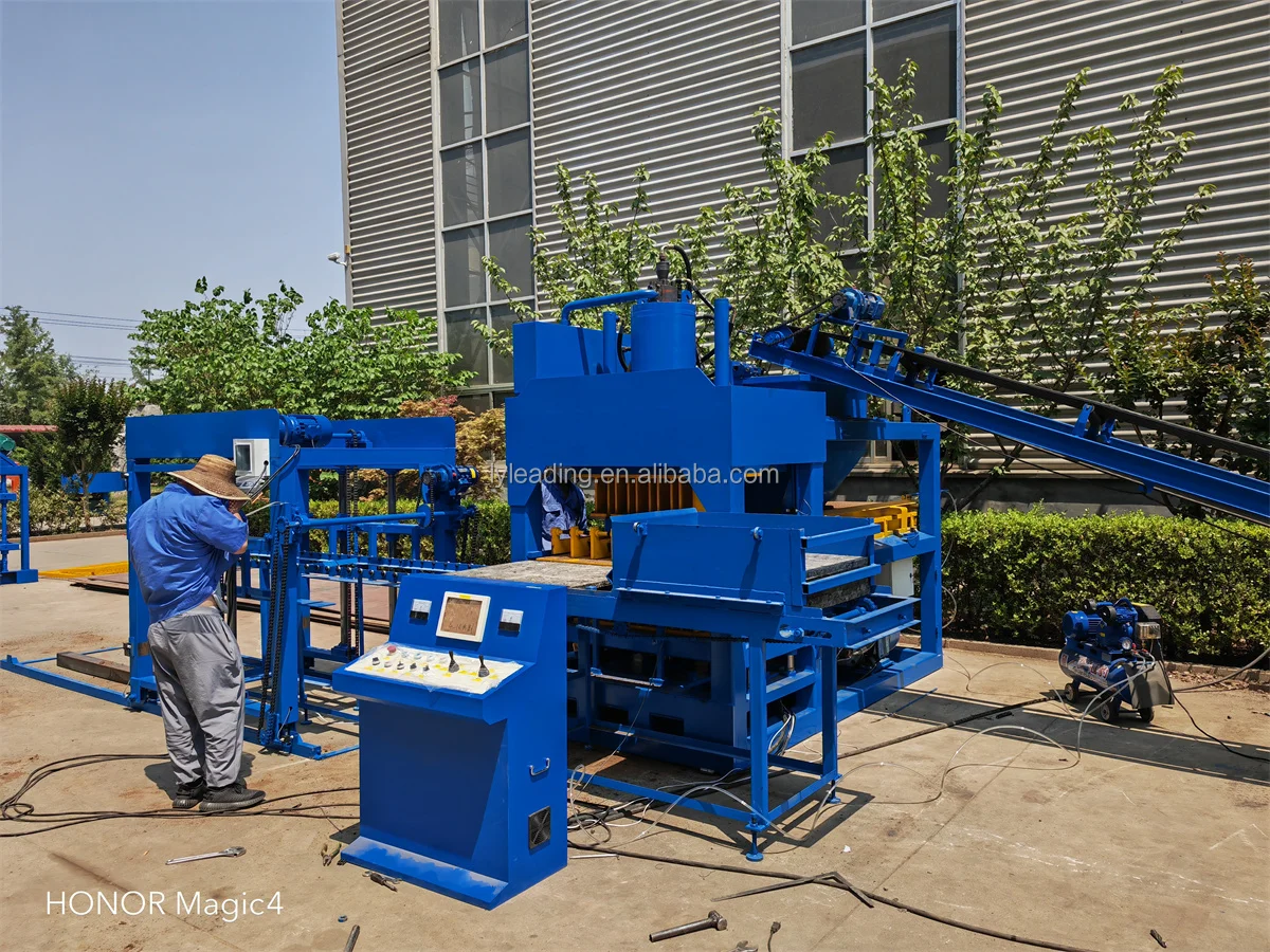 HBY10-10 Full automatic cement clay brick making machines Hydraulic Earth Mud Clay Interlocking brick making machine price
