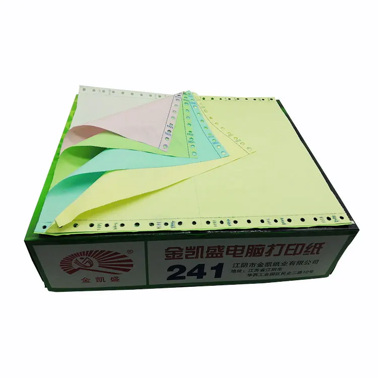 Widely Used  1-6 Ply Continuous Computer Paper Carbonless Paper Roll Factory Price