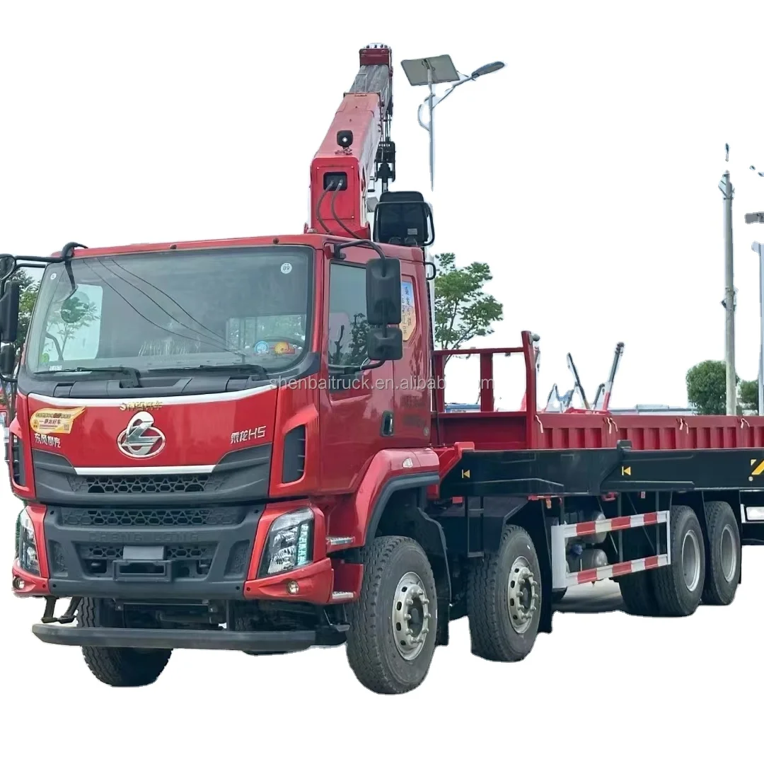 Best Price Palfinger 14Ton 16Ton 18Ton  Hydraulic Telescopic Boom Crane Dongfeng Liuqi 8x4 Lorry Mounted Crane in Russia