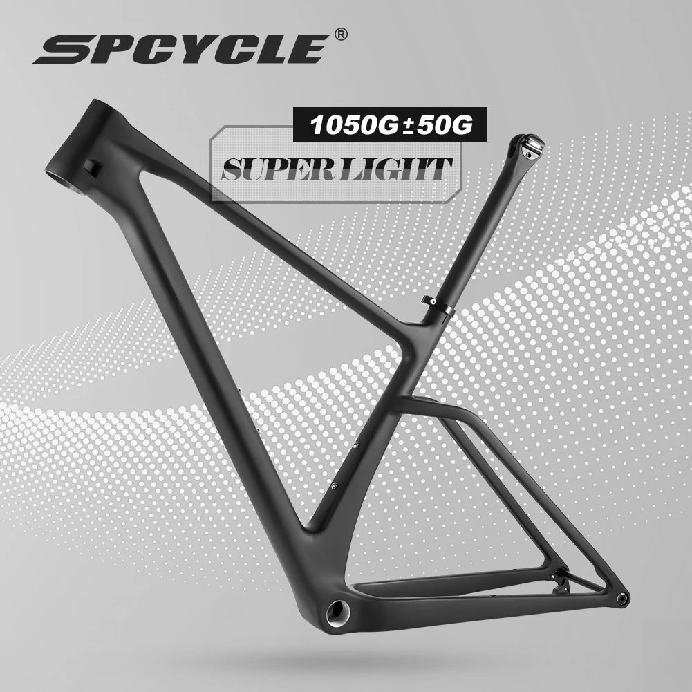 Spcycle New MTB Carbon Frame 148*12mm Boost 29 Inch Mountain Bike Carbon MTB Bicycle Frame 29er with Seatpost