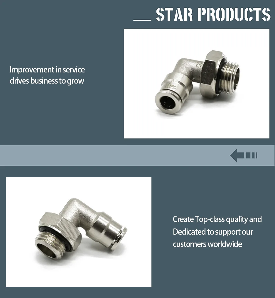 Brass Plastic Push In Pipe Coupling Push To Connect Hose Quick Coupler Air Tube Fittings Pneumatic Fitting 6mm 8mm