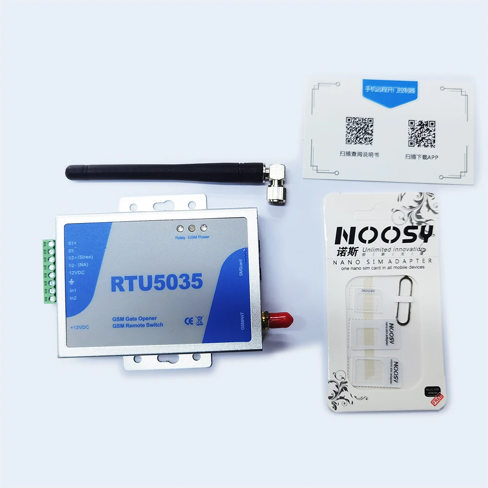 RTU5035 2G GSM Gate Opener Relay Switch remote phone control for Automatic doors