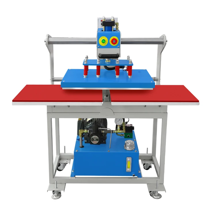 Big Promotion  Dual Worktable Vinyl  T-shirt Hydraulic Heat Transfer Press Machine Power Press