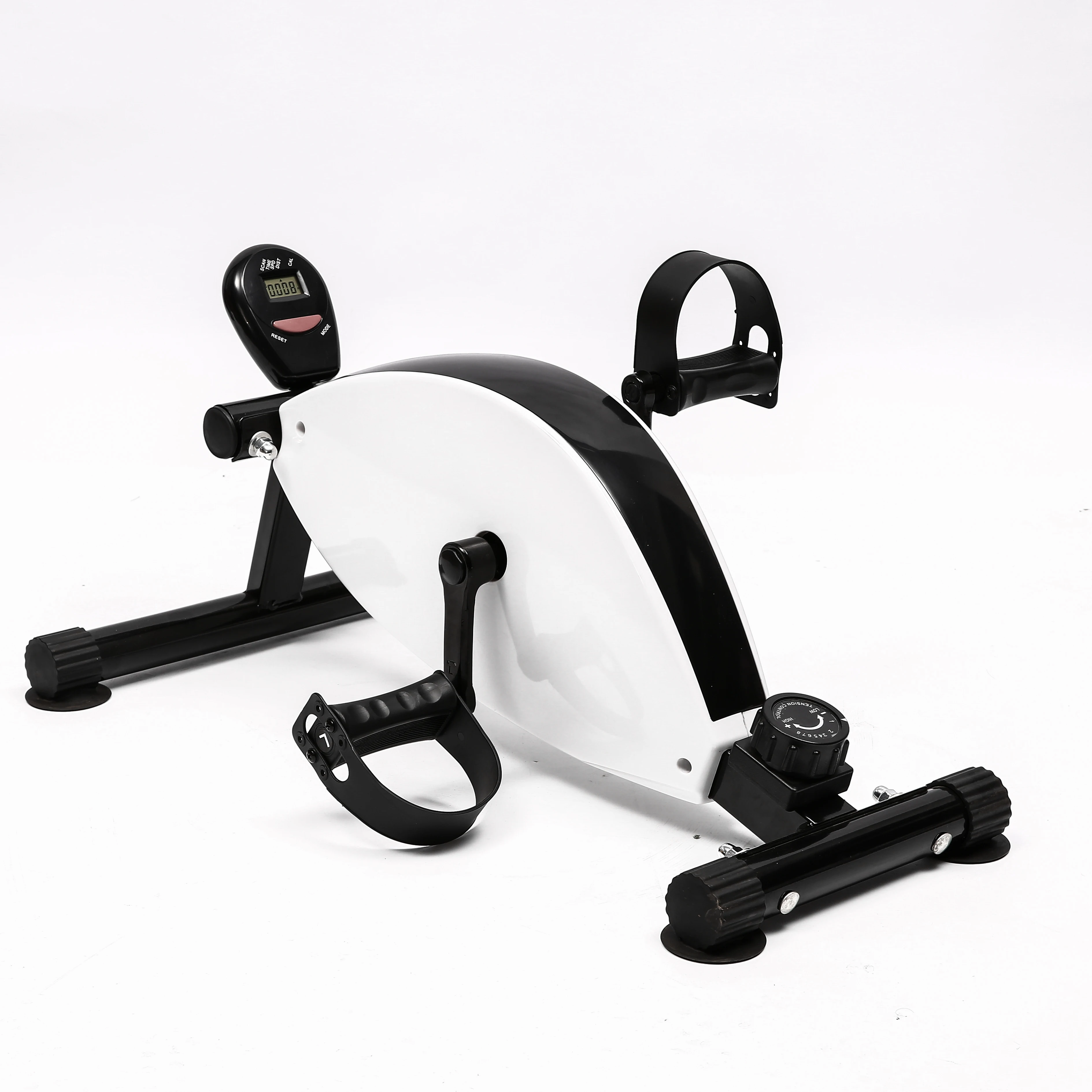 Under Desk Bike Pedal Exerciser - Foot Exercise Cycle for Sitting with LCD Display - Mini Stationary Peddler