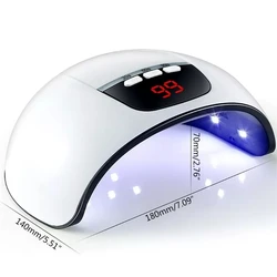 New 45W Nail Dryer UV LED Lamp for All Type Nail Gel Polish Curing Lamp