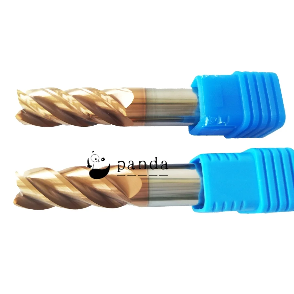 Factory-supply Outlet Diameter 16mm 4 Flutes Flat Milling Cutter Carbide End Mill for Stainless Steel